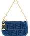 Fendi Ff Mini Denim Pouch