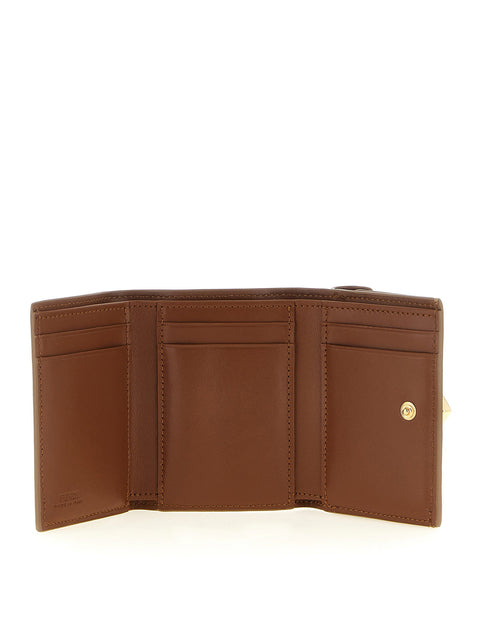 Fendi Ff Trifold Mini Wallet