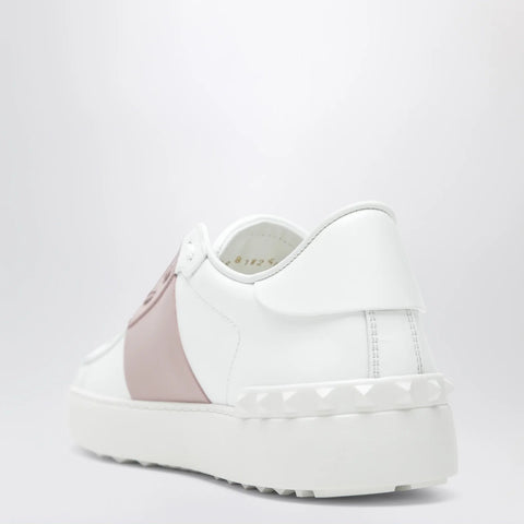 Valentino Garavani Open sneakers in white/antique pink
