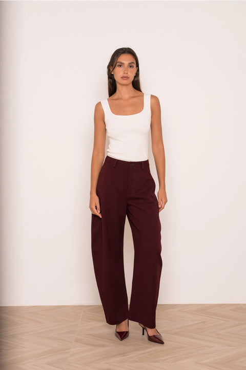 Ori Structured Wide Balloon Pants
