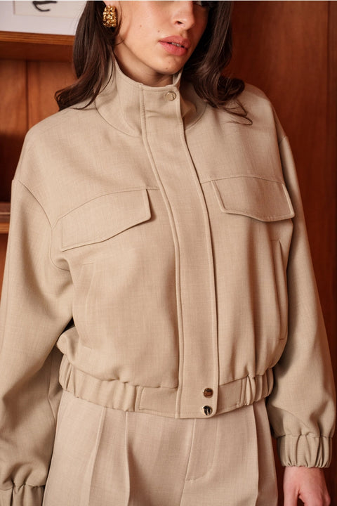 Aura High-Neck Bomber
