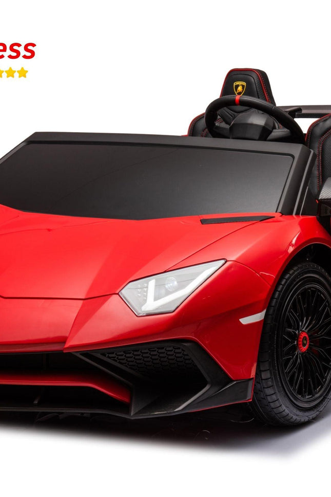 24V Lamborghini Aventador 2 Seater Ride on Car for Kids: Advanced Brushless Motor & Differential for High-Octane Fun-Toys - Kids-Freddo Toys-Urbanheer