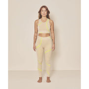 Loud Logo Legging - Silver Moon / Cyber Lime-Legging-Moonchild Yoga Wear-S-Urbanheer