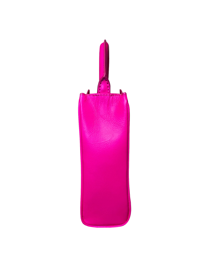 Hot Pink Gem-Bag-DELLALUNA-18.5x17x6 cm-Urbanheer