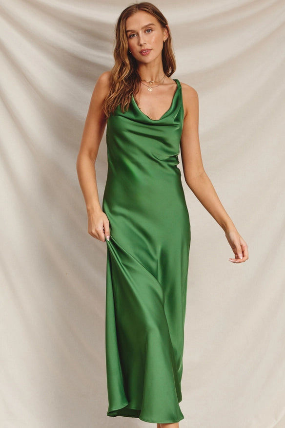 Life Of A Party Twisted Strap Maxi Dress Ibiza Green-Dress-Dress Forum-S-Urbanheer