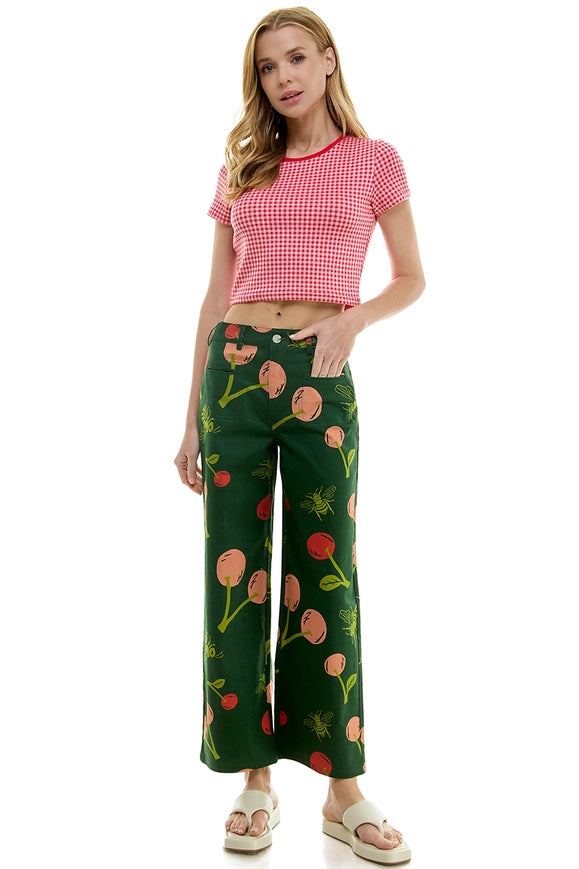 Alexa Crop Pant - Sweetest Thing-Pants-Saint Geraldine-XS-Urbanheer