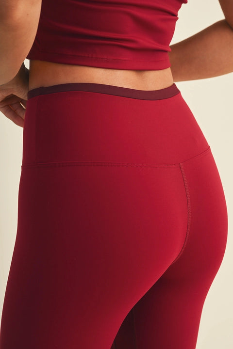 Contrast Binding Legging