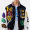 Bright Future Varsity Jacket-Jacket-First Row-NAVY-XS-Urbanheer