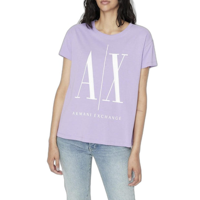 Armani Exchange Women T-Shirt-Clothing - Women-Armani Exchange-liliac-XS-Urbanheer
