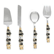 Crystal Radiance Salad Server & Cake Server Set-Tiramisu-Urbanheer