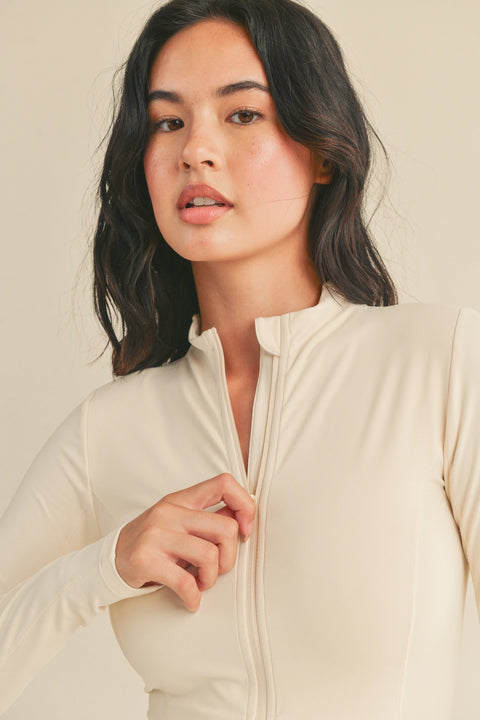 Butter Soft Fitted Jacket With Pockets - Cream-Clothing - Women-Kimberly C-Cream-S-Urbanheer