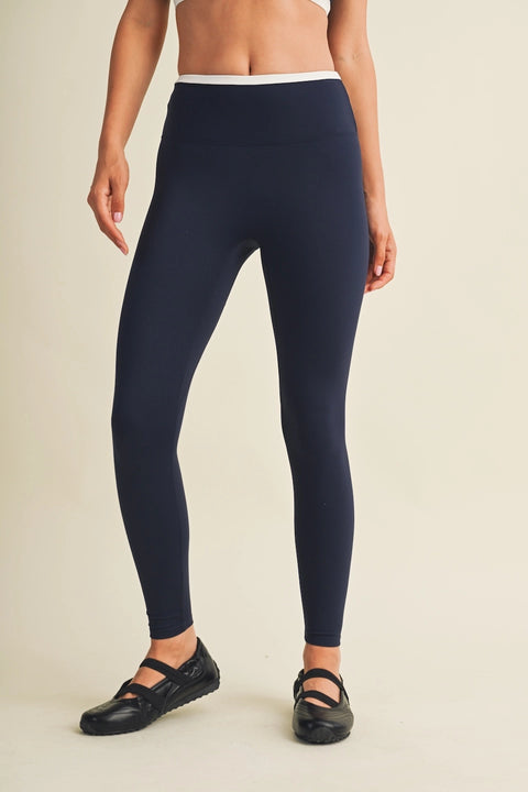 Contrast Binding Legging