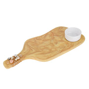 Tiramisu Embellished Chips & Dip Platter-Dip Platter-Tiramisu-17 x 7.5 in (43.2 x 19.1 cm)-Urbanheer