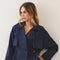 Drawstring Waist Trench Jacket
