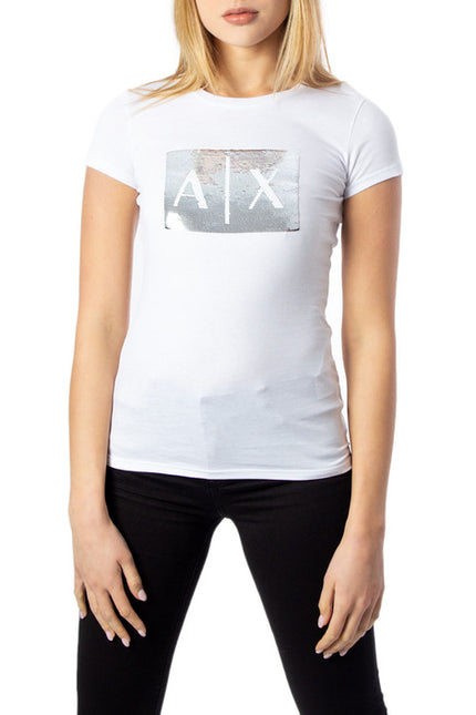 Armani Exchange Women T-Shirt-Clothing T-shirts-Armani Exchange-white-M-Urbanheer