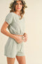 Cotton Gauze Short Set Sage-Set-Kimberly C-S-Urbanheer