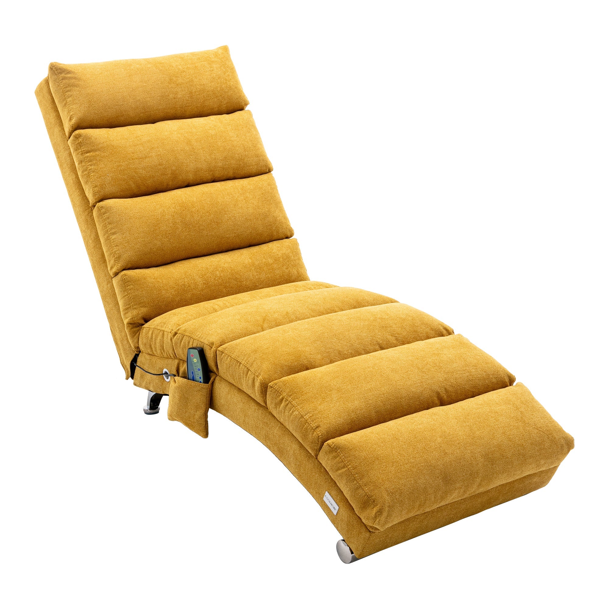 Linen Chaise Lounge Modern Message Chair-Accent Chair-G-BlakHom-Urbanheer