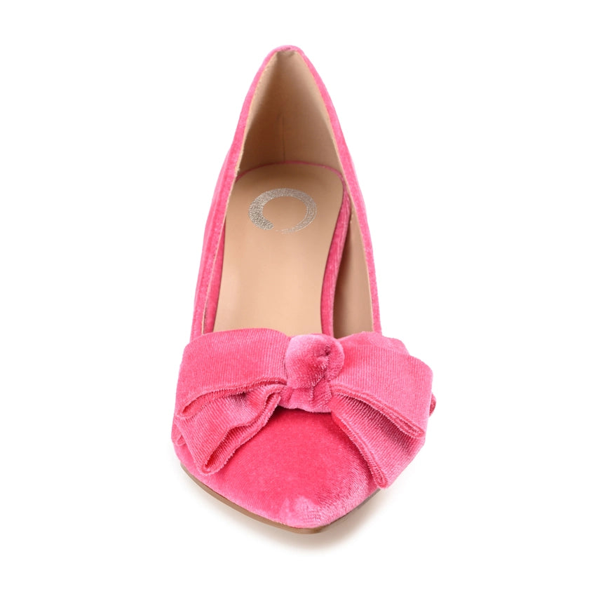 Journee Collection Women's Crystol Pump Pink-Shoes Pumps-Journee Collection-5.5-Urbanheer