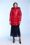 GLOW slim fit First Class long down jacket