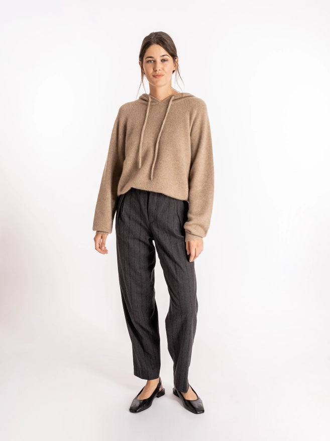 Cashmere Hoodie-Hoodie-Bel Cashmere-Oatmeal-S-Urbanheer