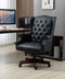Executive PU Leather Office Chair with Ergonomic Support & Padded Comfort