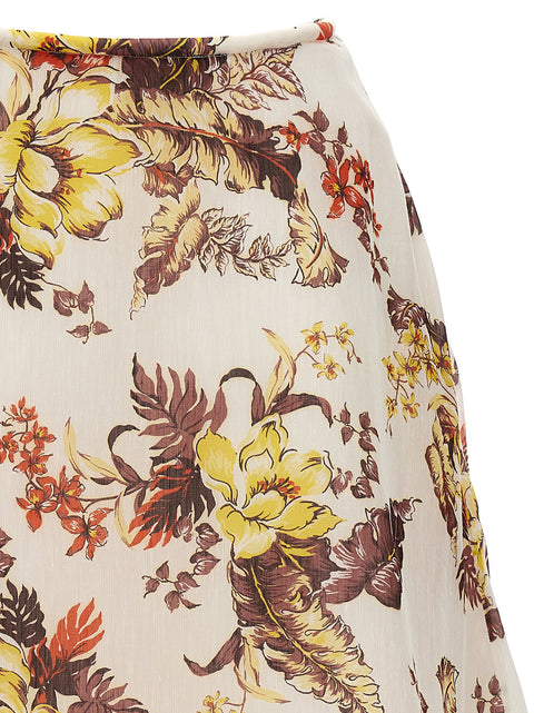 Zimmermann Matchmaker Floral Flare Skirt