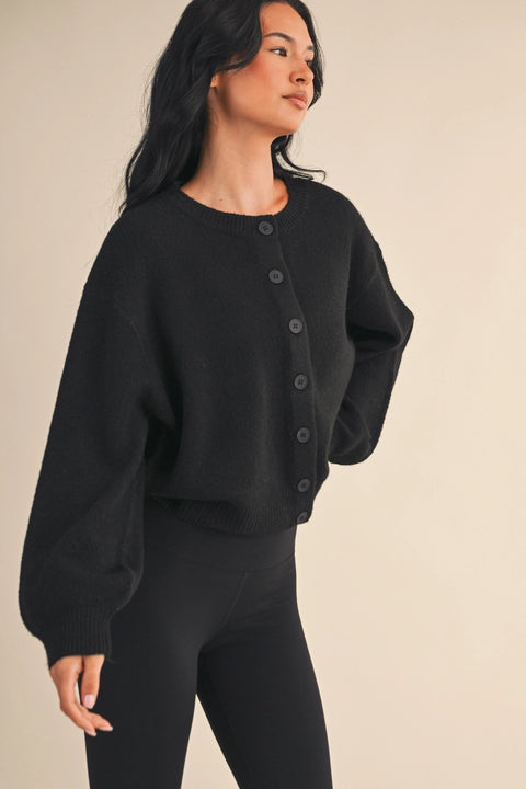 Knit Button Up Cardigan Sweater