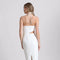 Flower Embellished Cut-Out Halter Dress White/White Flower-Dress-Avec Les Filles-4-Urbanheer