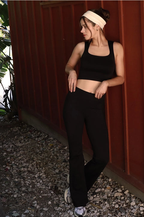 Clean Line Square Neck Top-TOP-NIKIBIKI-Pistachio Cream-Urbanheer
