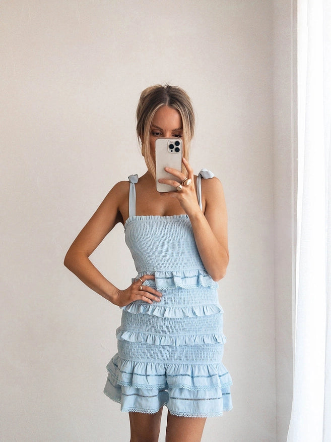 Miriam Dress - Baby Blue-Dress-Twosisters The Label-XS-Urbanheer