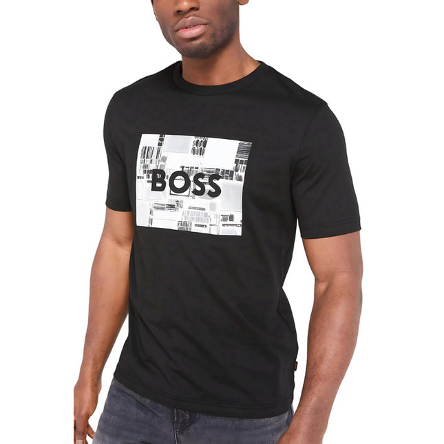 Boss Men T-Shirt-Clothing T-shirts-Boss-black-S-Urbanheer