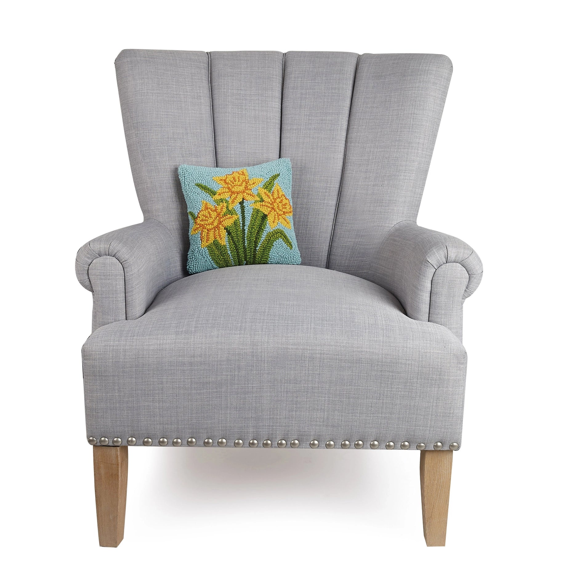 Daffodil Flower Hook Pillow-Peking Handicraft-Urbanheer