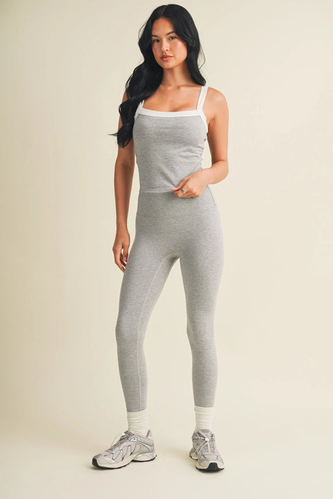 Contrast Block Tank Top
