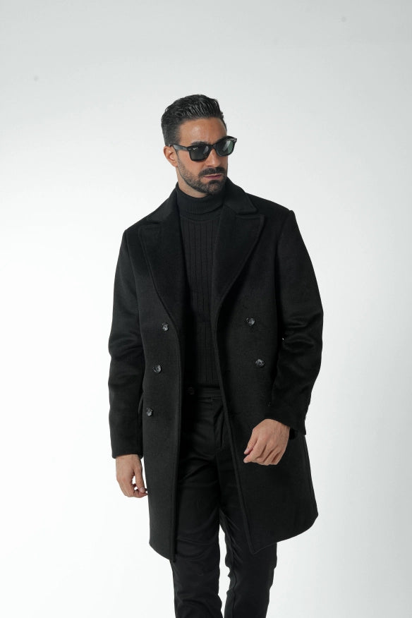 Black Ribbed High Neck-Sweater-Donato-M-Urbanheer