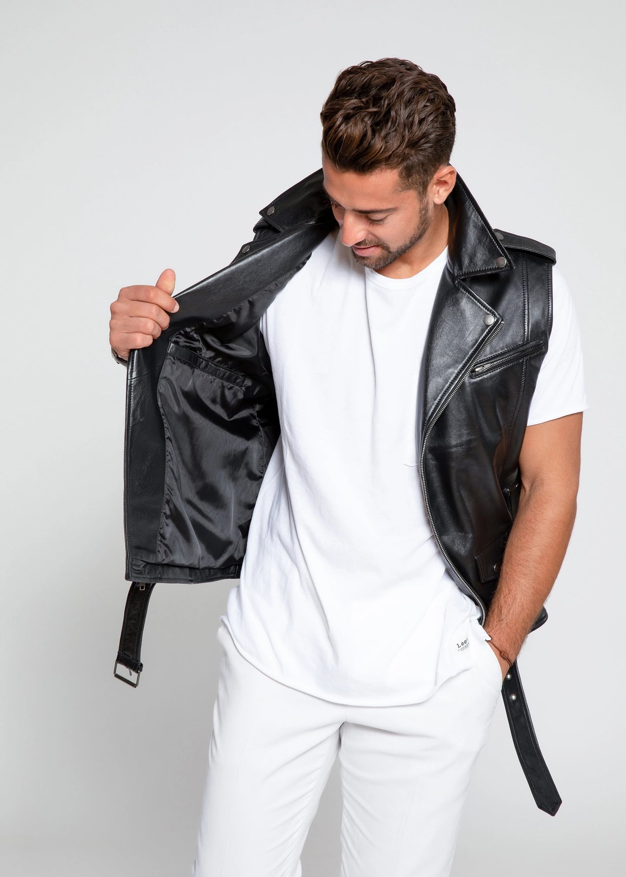 Mens Jax Ultimate Lambskin Leather Vest-Clothing - Men-Fadcloset-XS-Urbanheer