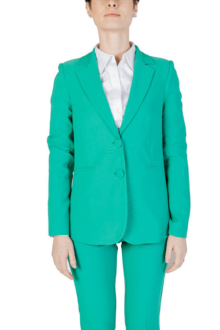Sandro Ferrone Women Blazer-Clothing Blazer-Sandro Ferrone-green-3-38-Urbanheer