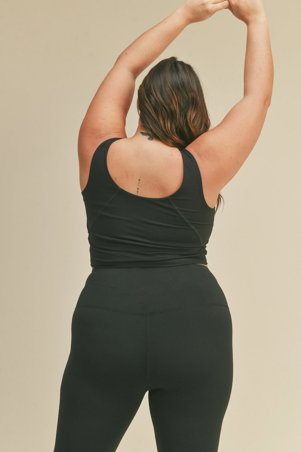 Aligned Performance Cropped Tank Top-Clothing - Women-Kimberly C-Black-1X-Urbanheer