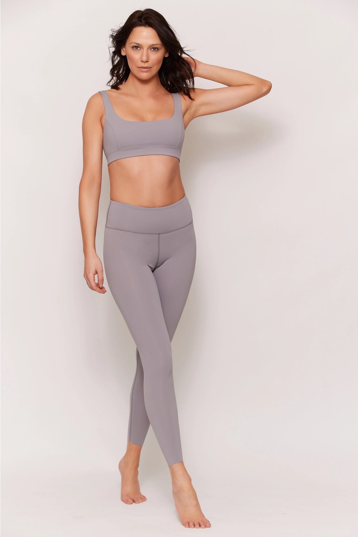 Desire - Full Length Legging (Air Fabric) Cloudy Grey-Clothing - Women-Aurum-XS-Urbanheer