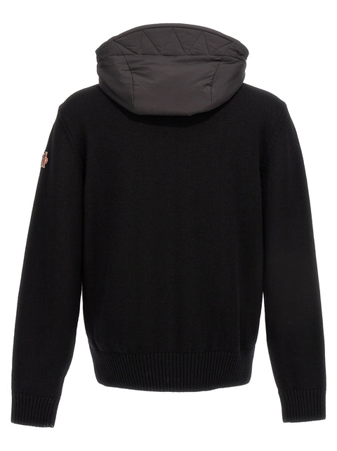 Moncler Grenoble Bimaterial Cardigan