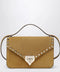 Valentino Garavani Rockstud Havana small crossbody bag in beige suede