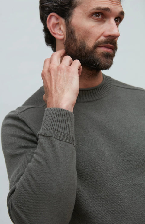 Lightweight Organic Cotton Linen Saddle Shoulder Jumper
