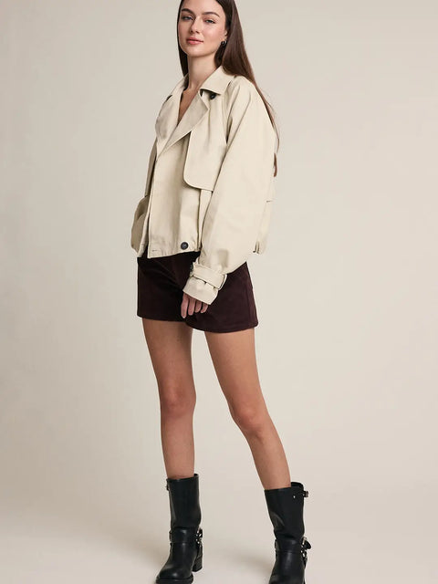Modern Cape Short Jacket
