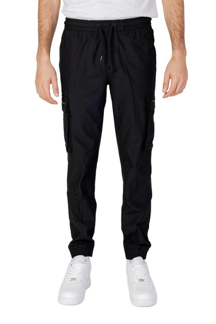 Calvin Klein Jeans Men Trousers-Clothing Trousers-Calvin Klein Jeans-black-S-Urbanheer