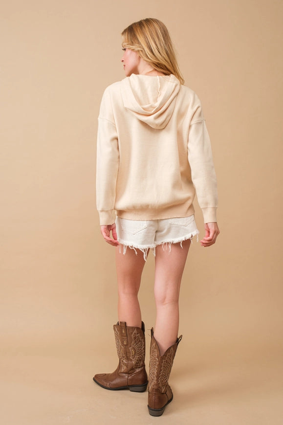 I Am Limited Edition Soft Hoodie Sweater Beige-Sweater-Blue B-BEIGE-S-Urbanheer