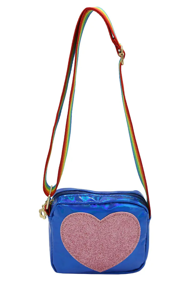 Heart Purse-Sparkle Sisters By Couture Clips-Blue-Urbanheer