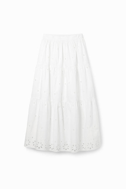 Desigual Women Skirt-Clothing Skirt-Desigual-white-XS-Urbanheer
