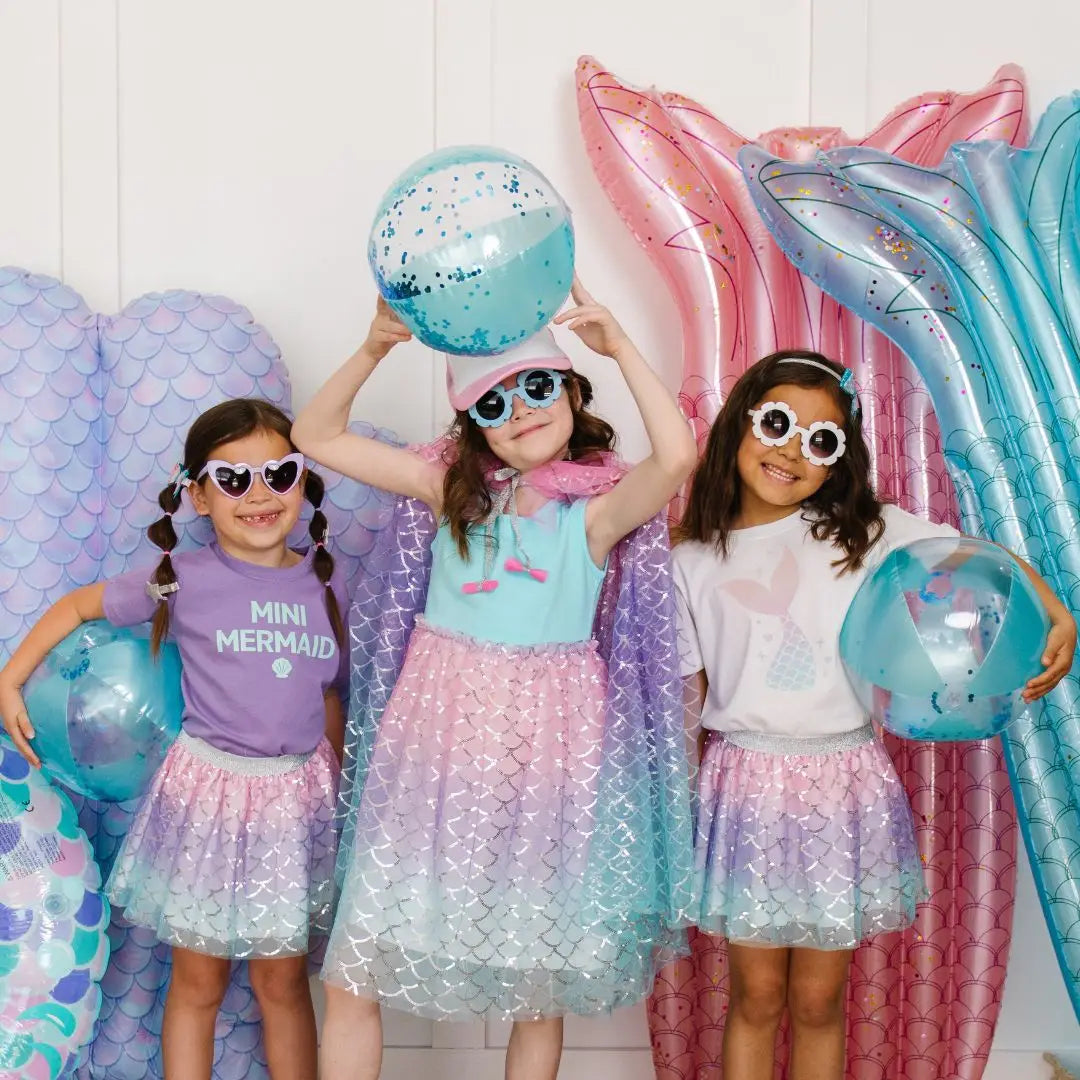 Sparkling Mermaid Tutu - Dress Up Skirt - Kids Summer Tutu-sweet wink-0-12M-Urbanheer