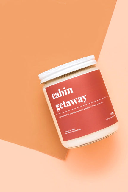Cabin Getaway Scented Soy Candle - 16Oz-Home & Garden - Home Decor - Candles & Holders-Candelles Soy Candles-16 oz-Urbanheer
