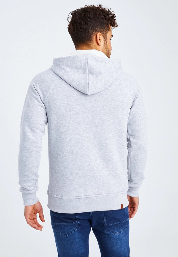 Men'S Hoodie Hood Grey-Hoodie-Leif Nelson GmbH-M-Urbanheer