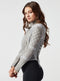 Vintage Mesh Moto Jacket - Grey